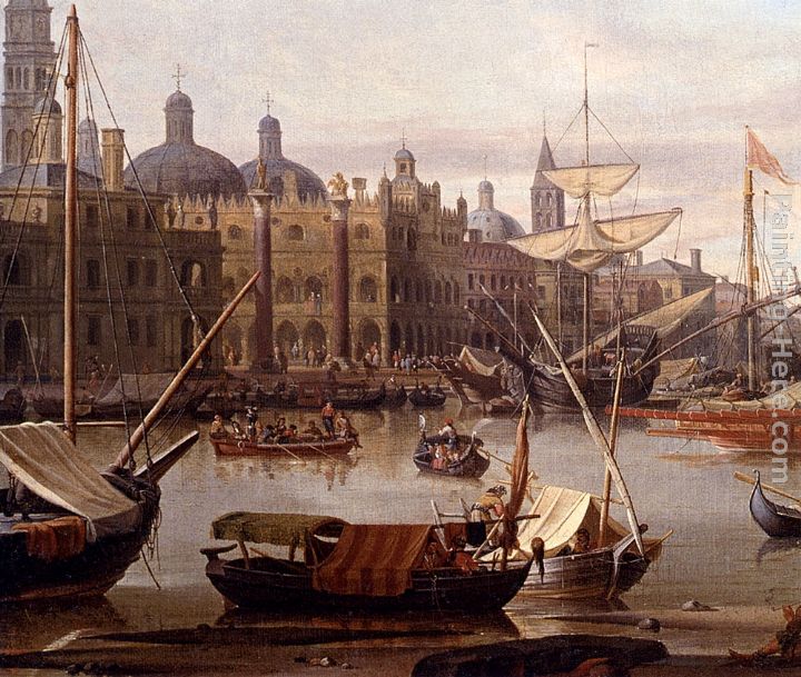 A Capriccio Of The Grand Canal, Venice - detail